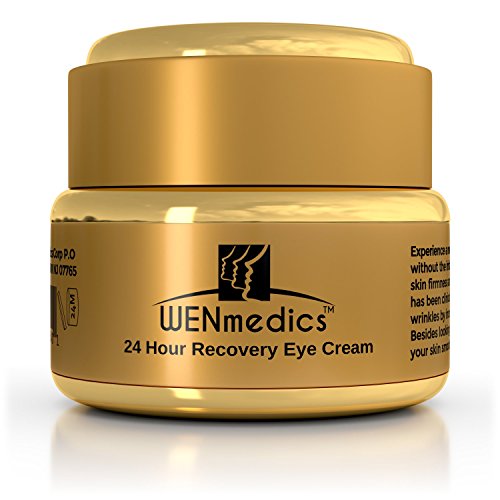 Eye Cream For Wrinkles Dark Circles & Puffiness - Clinically Proven Anti Aging Wrinkle Undereye Treatment for Dark Circles Crow's Feet Puffiness & Eye Bags - WENmedics 24 Hour Recovery Eye Cream