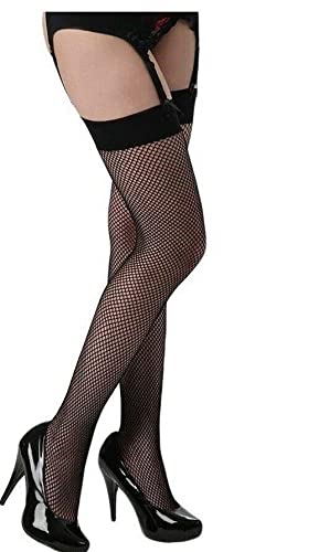 MytoptrendzWomen's Classic Fishnet Stockings Plain Top - One Size