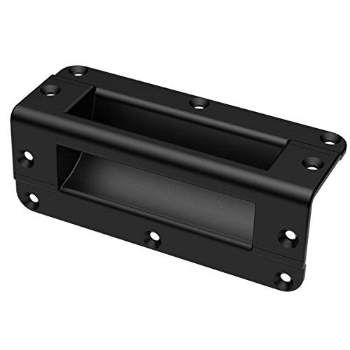 Image of PENN ELCOM Plastic Aluminium Die Cast Bar Speaker Corner Handle | Durable Case Handle for DJ Cases, Suitcases, and Speaker Cabinets | 15 x 5.72 x 15 cm