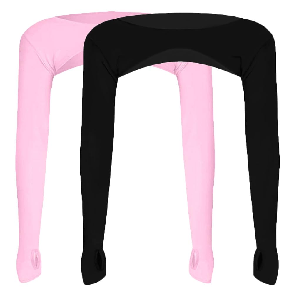 Schutzarmmanschetten Schal mit Fingerlöchern Multicolor 25x15cm for Outdoor-Sport(Mixed10#)