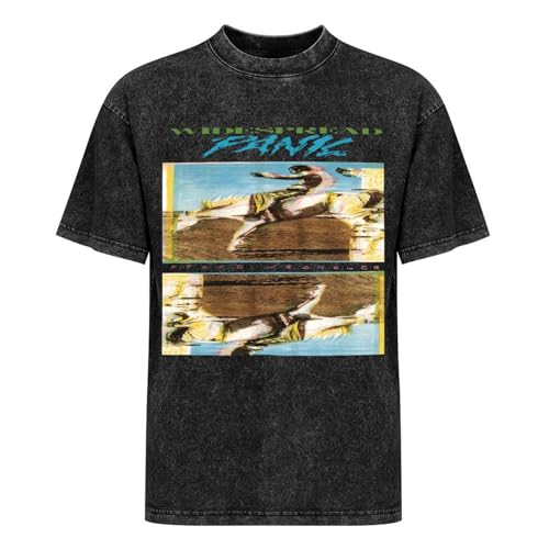 Mens Womens Vintage Oversized Short Sleeve T Shirts Funny Drop Shoulder Tee Tops3