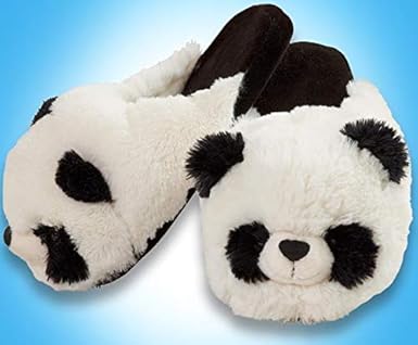 Amazon.com: My Pillow Pets Panda Slippers Small : Toys & Games