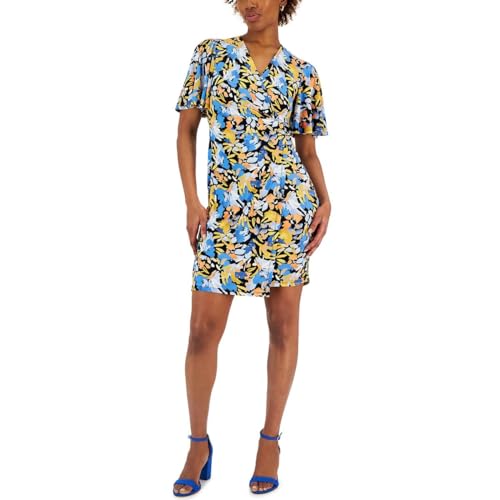 Kasper Women's Signature Wrap W/Flutter SLV