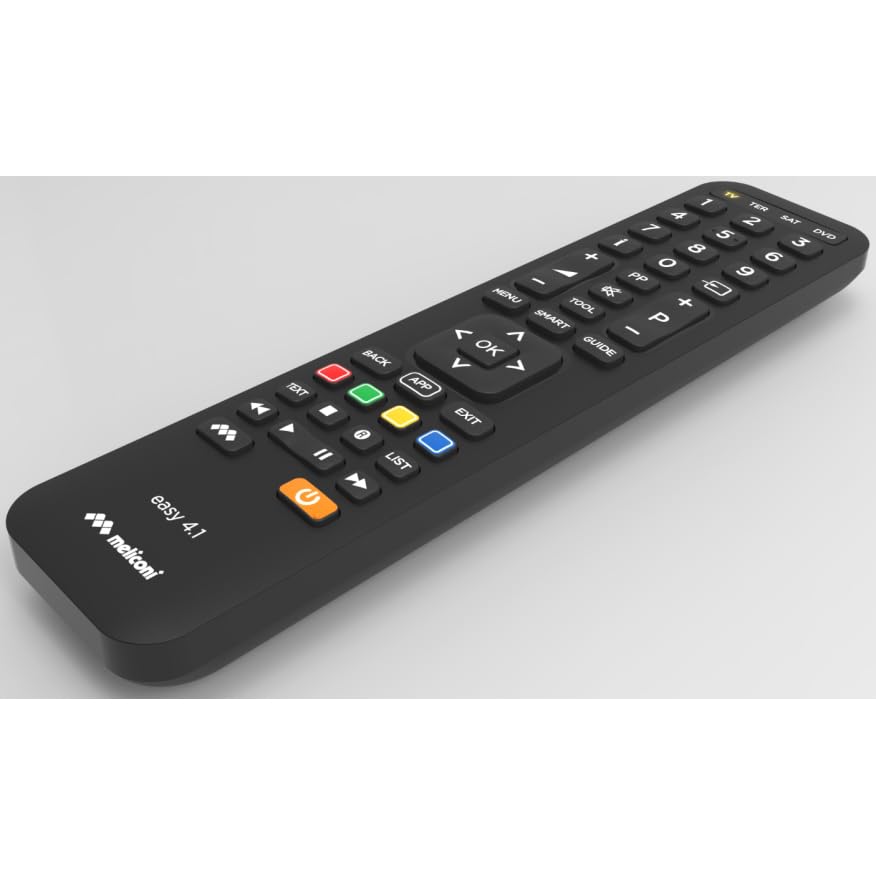 Télécommande universelle 4 en 1 Meliconi pour commander votre Media Center et décodeur de salon