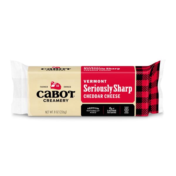 Cabot Seriously Sharp Cheddar Cheese, 8 oz