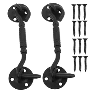 Veemoon 2 Stück Edelstahl Türhaken-Schloss