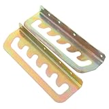 GLEAVI Rejilla Metálica para Sillón Reclinable Accesorio De Brazo De Metal Versátil para Sillas De Playa y Bambú