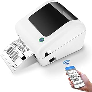 JADENS Bluetooth Thermal Label Printer - Shipping Label Printer for Shipping Packages&Postage, Wireless Printer for iPhone, Android&PC, Compatible with Amazon, Ebay, USPS, 4x6 Label Maker Machine