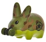  Kidrobot Vinyl Mini Series - Happy Labbit - Camo with Gas Mask 1/50