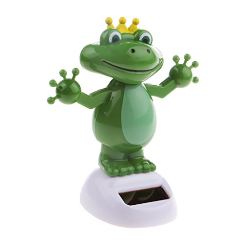 Gazechimp Balancier Jouet Solaire Danse Grenouille Décor Voiture Ornement Intérieur Maison Cadeau