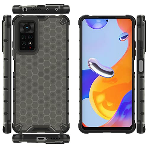 Image of Glasgow | for Mi Redmi Note 11 Pro 5G / 11 Pro Plus 5G / 11 Pro+ 5G Stylish Look Pattern Back Case Cover for Mi Redmi Note 11 Pro 5G / 11 Pro Plus 5G / 11 Pro+ 5G - Black