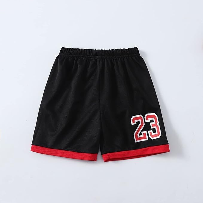 Toddler Baby Boys Basketball Jersey Outfit Toddler Kids Sports Shorts Set Summer Clothes Tank Top Track Shorts - Image 3