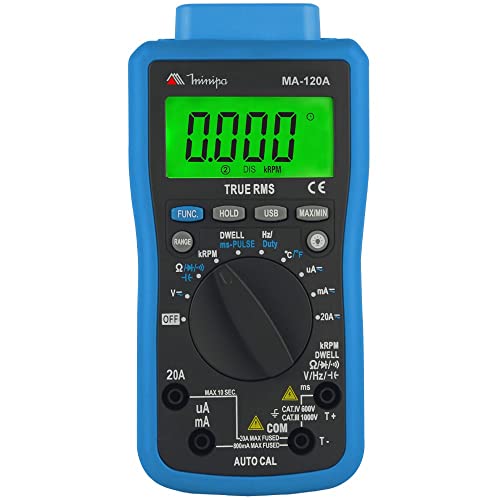 Multímetro Automotivo Interface USB MA-120A Minipa