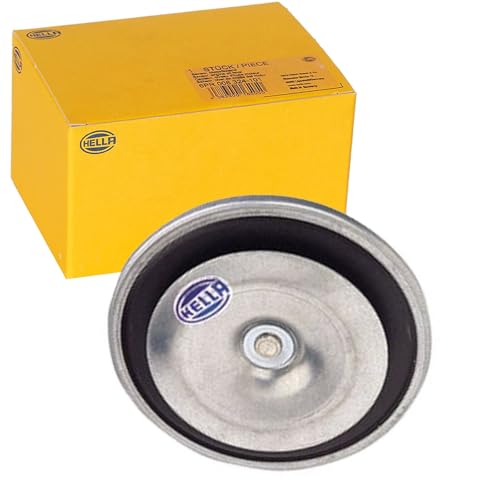 HELLA 3BA 002 768-382 Horn - B36-24V - 116dB(A) - Frequenzbereich: 335Hz - Tiefton - Gehäusefarbe: grau - Flachsteckanschluss