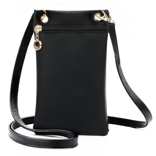 Hopton Handytasche zum Umhängen Damen, PU Leder Handy...