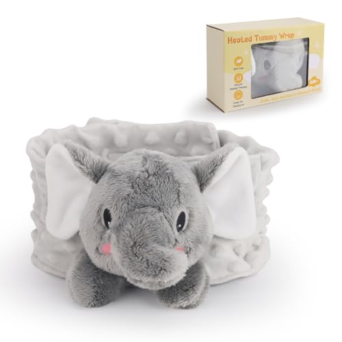 Image of vocheer Gas Relief for Infants Baby Wearing Wrap Belly Band, Baby Swaddling Belt for Colic Calm, Reflux Relief for Upset Stomach for Newborns and Toddlers,Elephant