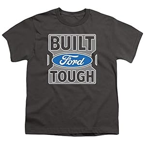 Ford Trucks Built Ford Tough Unisex Youth Juvenile T-Shirt for Girls and Boys