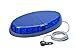 Wolo (3805M-B) Beyond Emergency Warning Mini Light Bar - Blue Lens, Magnet Mount