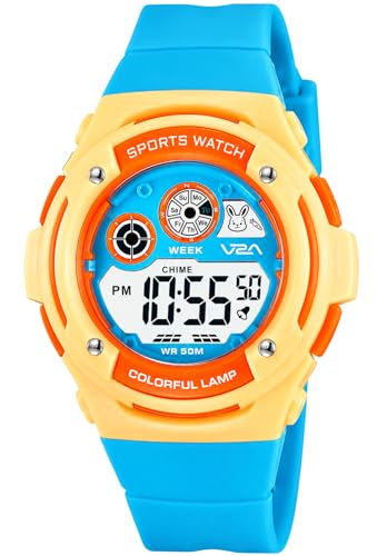 Image of V2A NOVA-X 2930 Digital Watch for Boys | Colour Pop Sports Design | Active Everyday Watch for Kids with Digital Display, Backlight & 50M Water Resistance