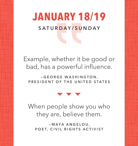 Sourcebooks Plus 9781728293806 2025 Great Quotes From Great Leaders Boxed Calendar: 365 Inspirational Quotes From Leaders Who Shaped The World  thumb #2