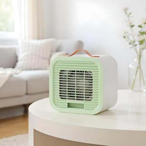 Ventilateur de climatiseur personnel anti forte chaleur rechargeable 3 vitesses - 3