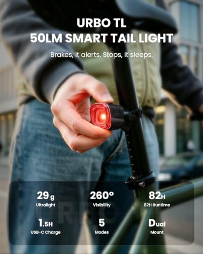 Magicshine URBO COMBO Set de Luces para Bicicleta Delantera y Trasera, 82h de Duración miniatura 5