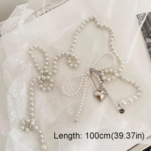 Luxury Design Decorative Jewelry Elegant Bowknot Pearl Belt2