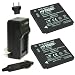 Wasabi Power Battery (2-Pack) and Charger for Panasonic DMW-BCK7, NCA-YN101G, DE-A91, DE-A92 and Panasonic Lumix