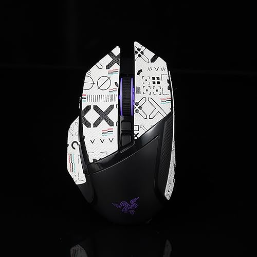 Cinta adhesiva de agarre de ratón BTL precortada y fácil de colocar para Razer Basilisk