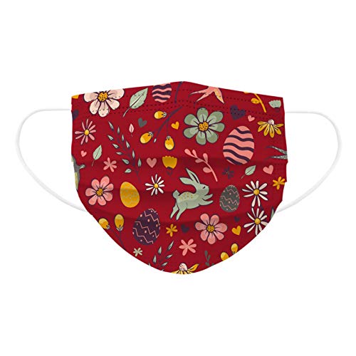 Adults Christmas Disposable Printed Face_Mask Men Women 3Plys Comfortable Breathable Face Covering Bandanas Skin Friendly #TOP6