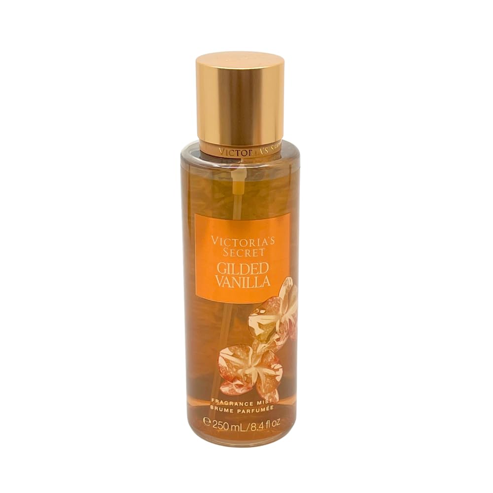 Victoria's Secret GILDED VANILLA Fragrance Mist & Lotion 2-piece bundle for Women – Full Size