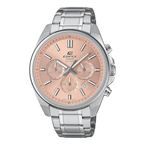 Image of Casio Edifice EFV-650D-4AVUDF Analog Peach Dial Men (ED660)