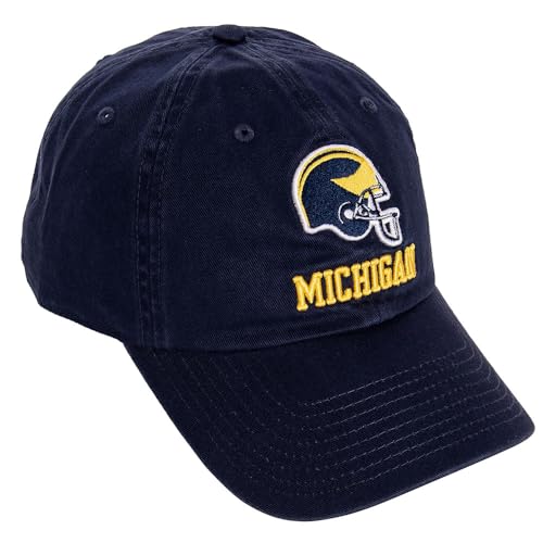 Gorra bordada azul ajustable estilo university miniatura 1