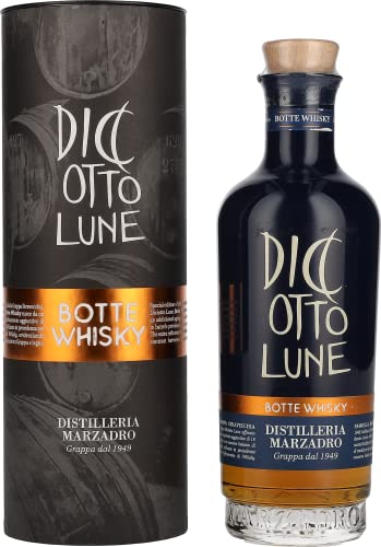 Marzadro DICIOTTO Lune Botte Whisky 42% Vol. 0,5l in Giftbox Cover