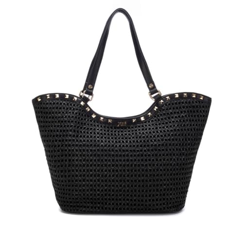 XTI - Bolso de Hombro Mujer Negro - Diseño moderno y práctico - Ideal para cualquier ocasión - Modelo 18455603 XTI - Bolso de Hombro Mujer Negro - Diseño moderno y práctico - Ideal para cualquier ocasión - Modelo 18455603