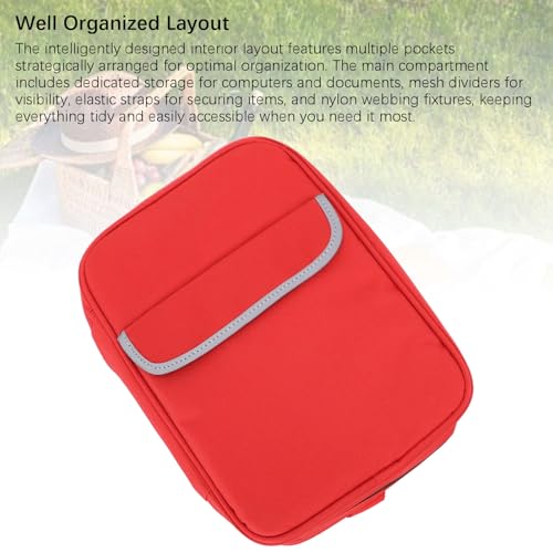 Trousse de premiers secours multifonctionnelle en polyester résistant - 5