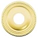 Baldwin R008264IDM Satin Chrome Single Estate Rosette for Dummy Functions