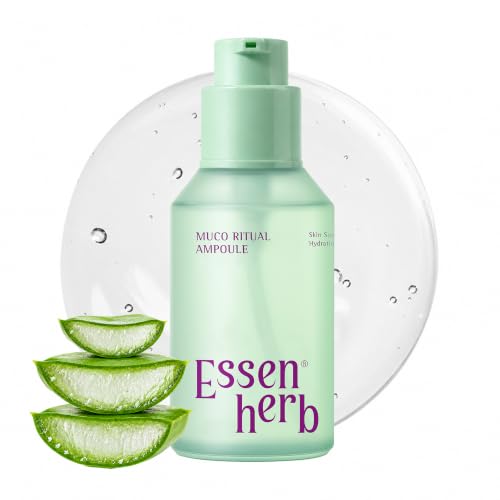 Essenherb Muco Ritual Ampoule – 95% Pure Aloe Vera Gel | Cooling...