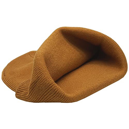 Image of 55cube Unisex Winter Beanie Hats Warm Thick Knit Cuffed Skullcaps