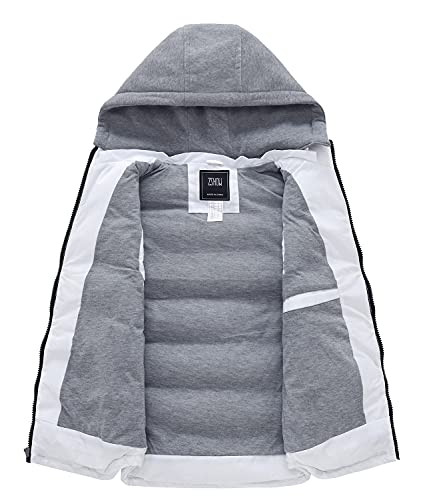 Image of ZSHOW Men's Puffer Vest Removable Hooded Vest Outdoor Winter Vest