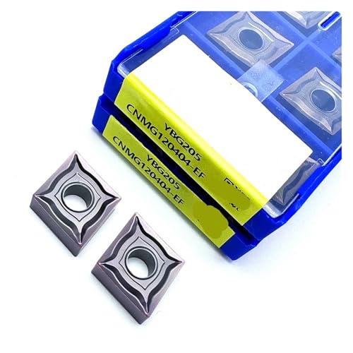 10 Piezas CNMG120404-EF YBG205 Herramientas de Torno miniatura 3