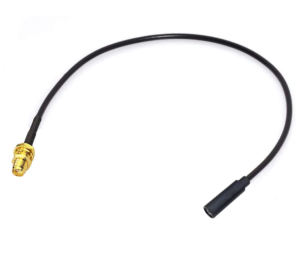 supmory SMA Female 3.5mm Female Adapter Radio Antenna Extension Cable 1.6 feet