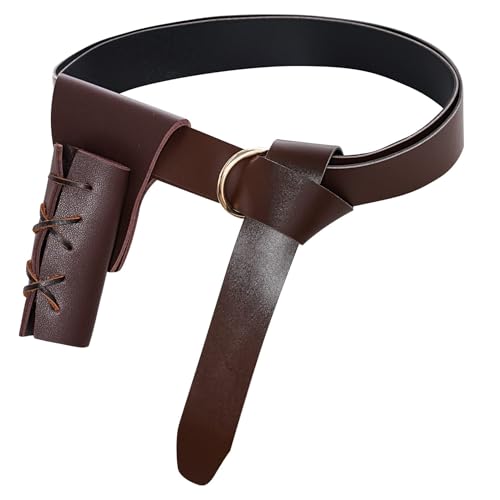 IHLOOTD Cinturón Medieval 2 Piezas Cinturón Renacentista