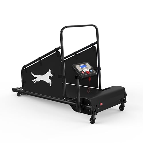 Clover fitness K9-Pro Runner - Cinta de Correr Eléctrica para Perros con Motor Silencioso, Máquina de Ejercicio y Rehabilitación para Mascotas con Paneles de Seguridad, Dog Treadmill