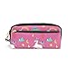 Produktbild Beutel Geldbörse Lake Pen Briefpapier Tasche Bleistift Fall Kosmetische Make-up Tasche Reißverschluss für Student Boy Girl Traum Einhorn Regenbogen Pink