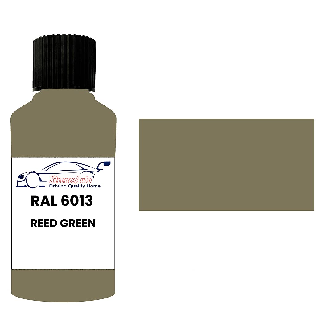Xtremeauto Green Ral 6013 Reed Gloss Touch Up Paint Brush Repair Scratch Upvc Pvc Metal Wood