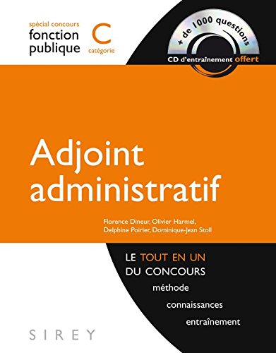 Adjoint administratif - catégorie C - 1ère édition