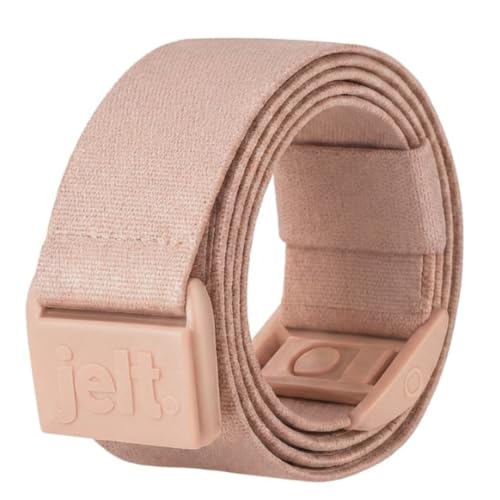 Image of JeltX Adjustable Elastic Belts for Men and Women, Non-Slip Stretch Belt with Magnetic Belt Buckle and Grippy Gel