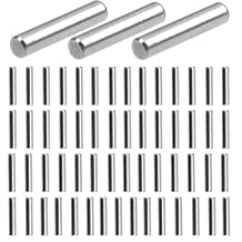 60pcs 2mm x 10mm Dowel Pins Metal Dowel pins M2 2mm Shelf Pegs,Support Shelves,2mm x 10mm Metal Rod.304 Stainless Steel Wood Bunk Bed pegs