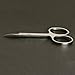 1pc Stainless Steel Scissor with Curved Sharp Edge Blades for Eyebrow,Facial Hairs and False Eyelashes,Eyebrow Scissor,Facial Hairs Scissor,Makeup Tool Scissor,Shape Eyebrow,Shape False Eyelashes